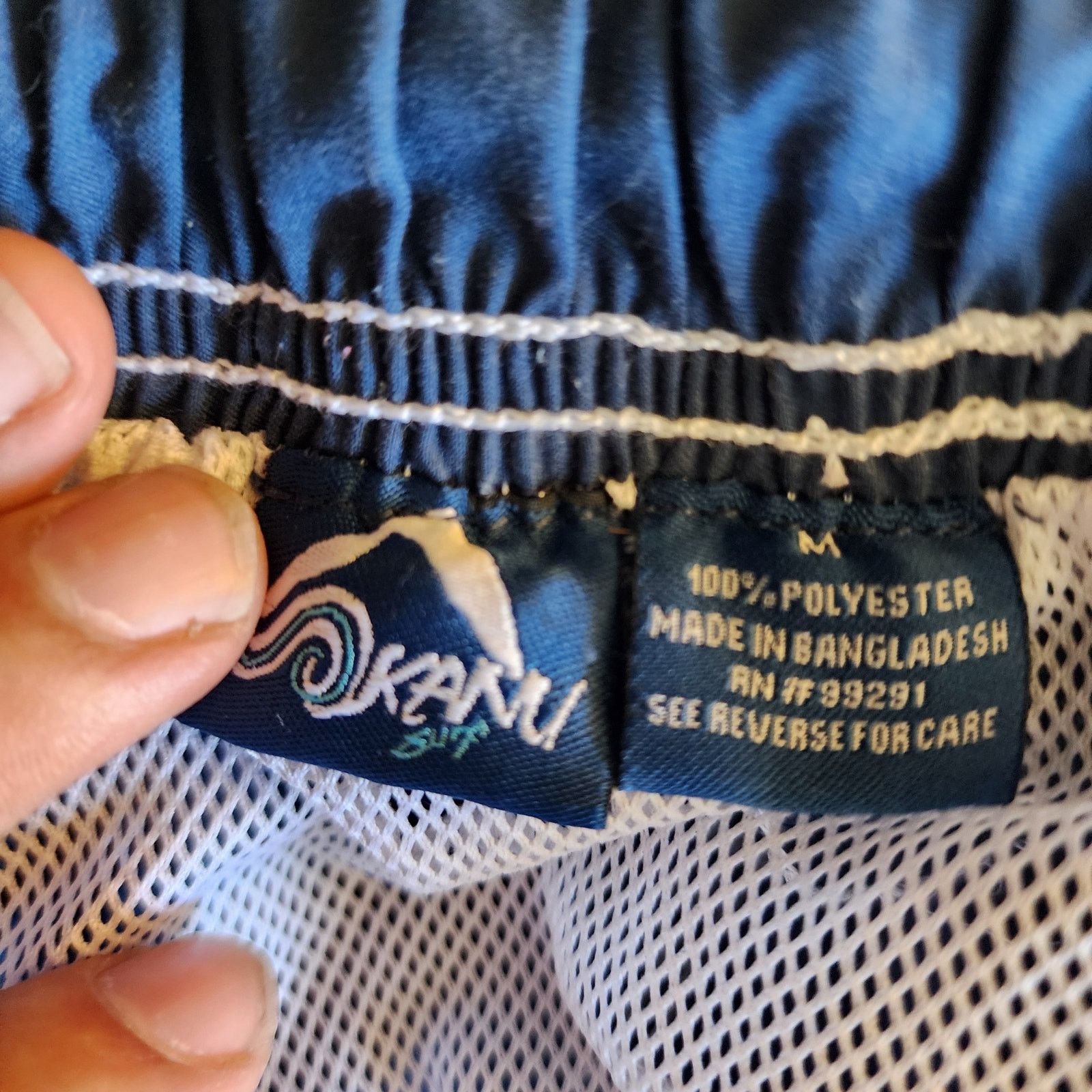 KAVU KAVU Men's Medium Blue Swim Trunks Quick-Dry Size US 32 / EU 48 - 4 Thumbnail
