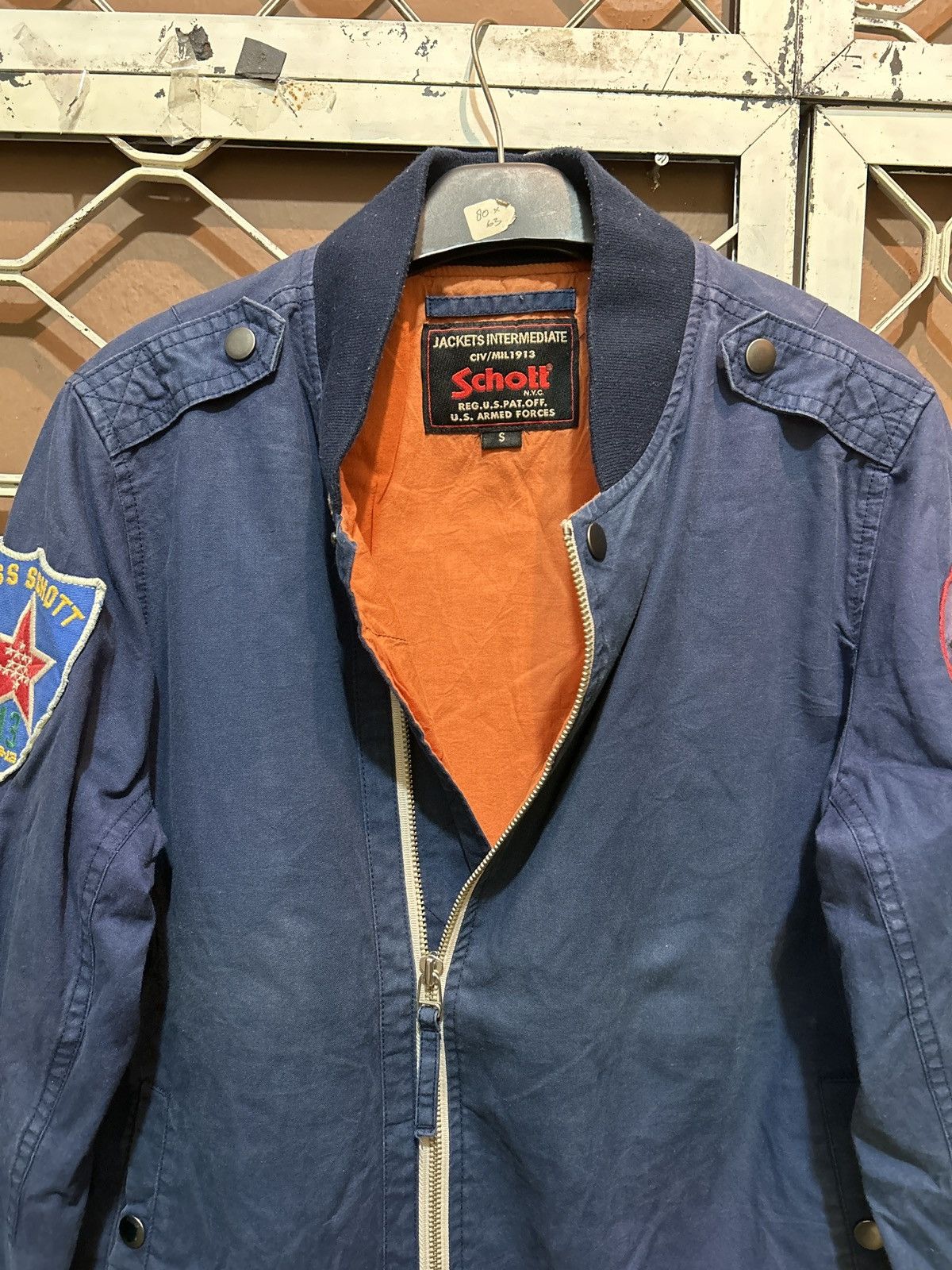 Schott Vintage “uss schott intermediate bomber jacket Size US S / EU 44-46 / 1 - 7 Thumbnail