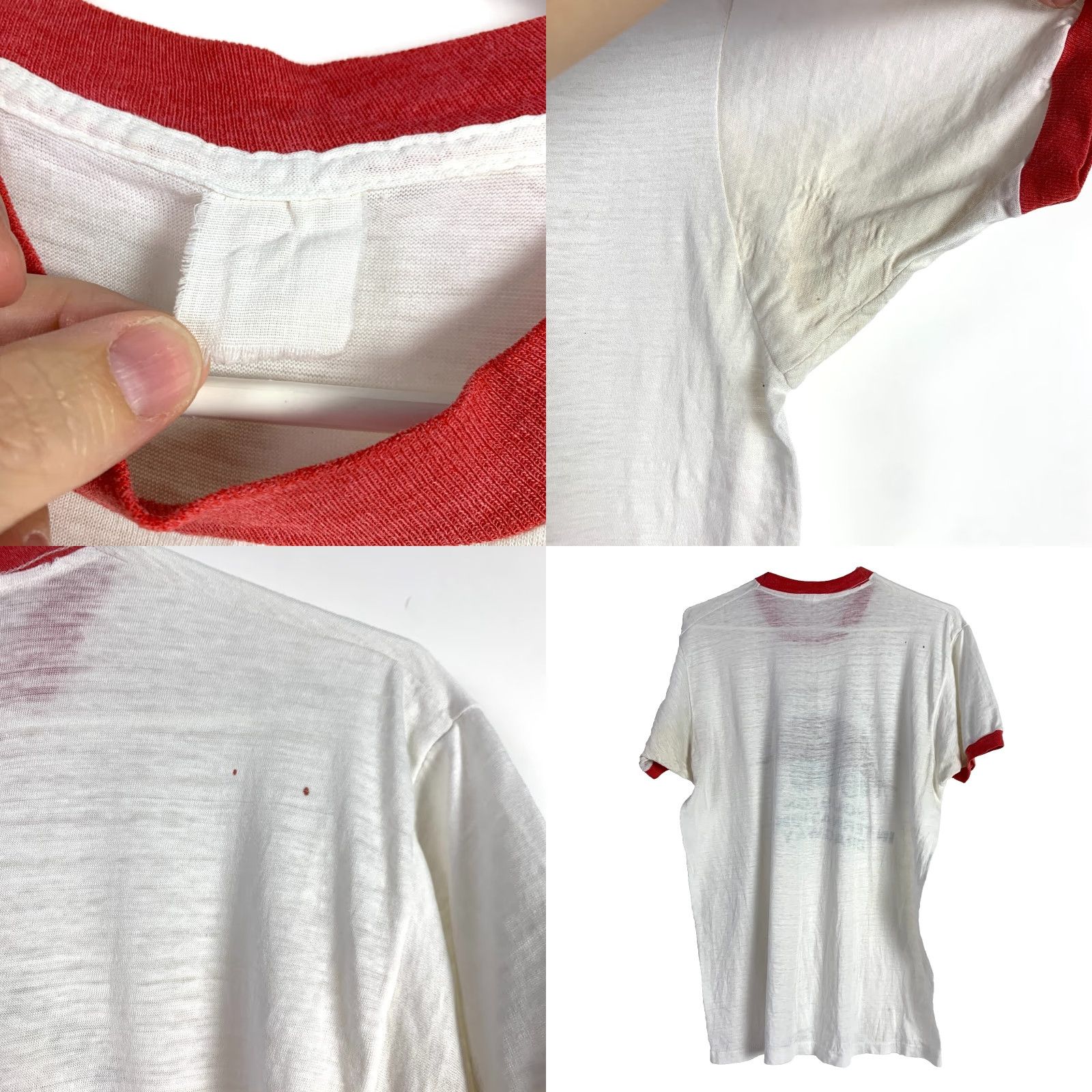 Vintage Vtg Armadillo Nationals Houston International Dragway Single Stitch Tee Shirt Shirt Mens L White Graphic Print 80s 90s Grunge Size US L / EU 52-54 / 3 - 8 Thumbnail