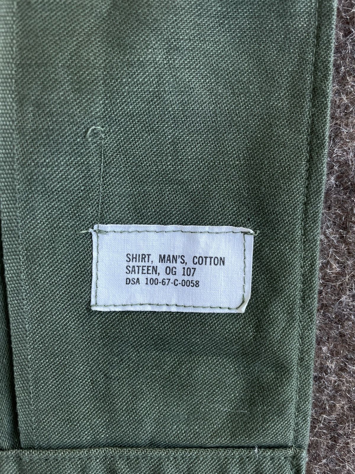 Vintage Men’s US Army Man’s Cotton Sateen OG 107 Shirt Size US S / EU 44-46 / 1 - 9 Thumbnail