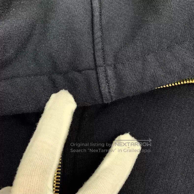 Gucci Gucci Dark blue striped webbing design cotton hooded semi- Size XS / US 0-2 / IT 36-38 - 8 Thumbnail