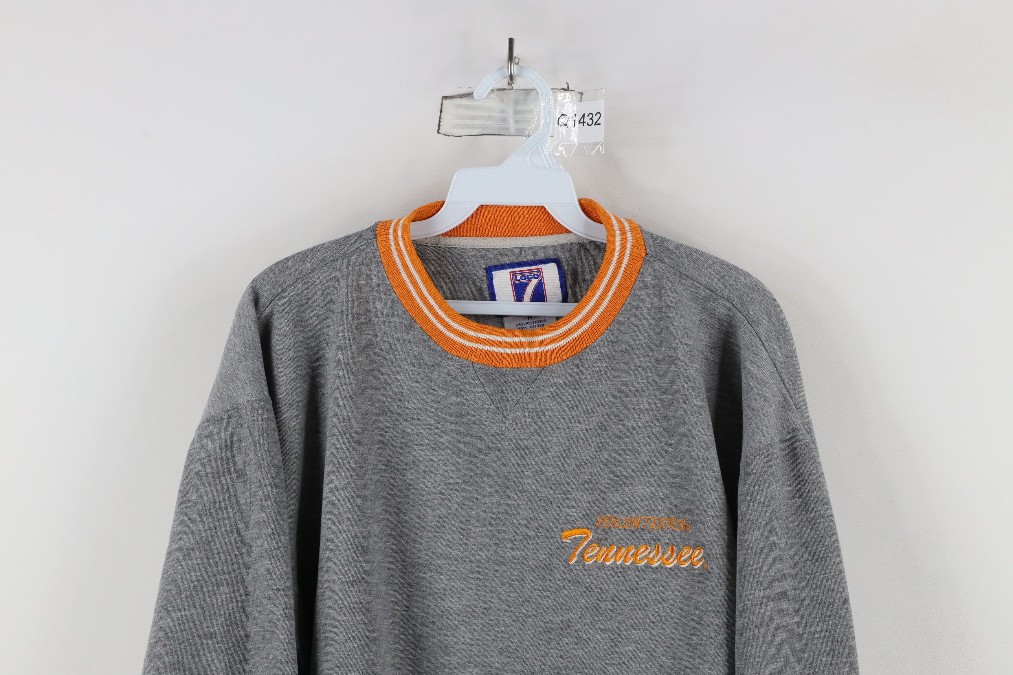 Vintage Vintage 90s University of Tennessee Crewneck Sweatshirt Gray Size US M / EU 48-50 / 2 - 2 Thumbnail