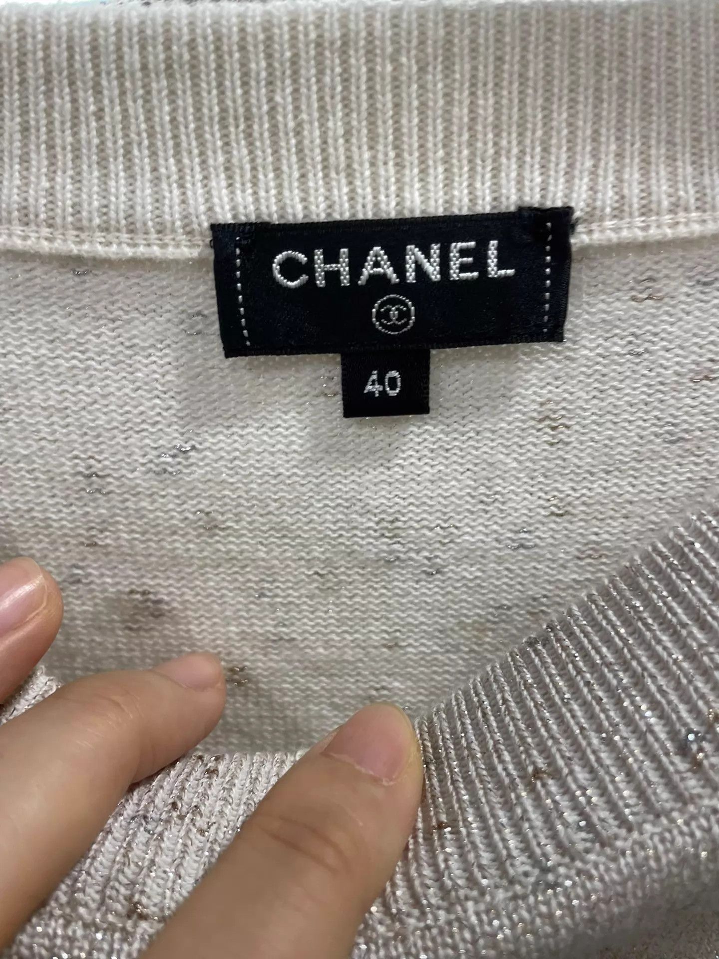Chanel Chanel Logo Knit Sweater Size 40 99 New Size M / US 6-8 / IT 42-44 - 3 Thumbnail