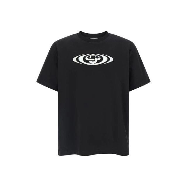 CASABLANCA Warped Black T-shirt New & Authentic (Men's size: