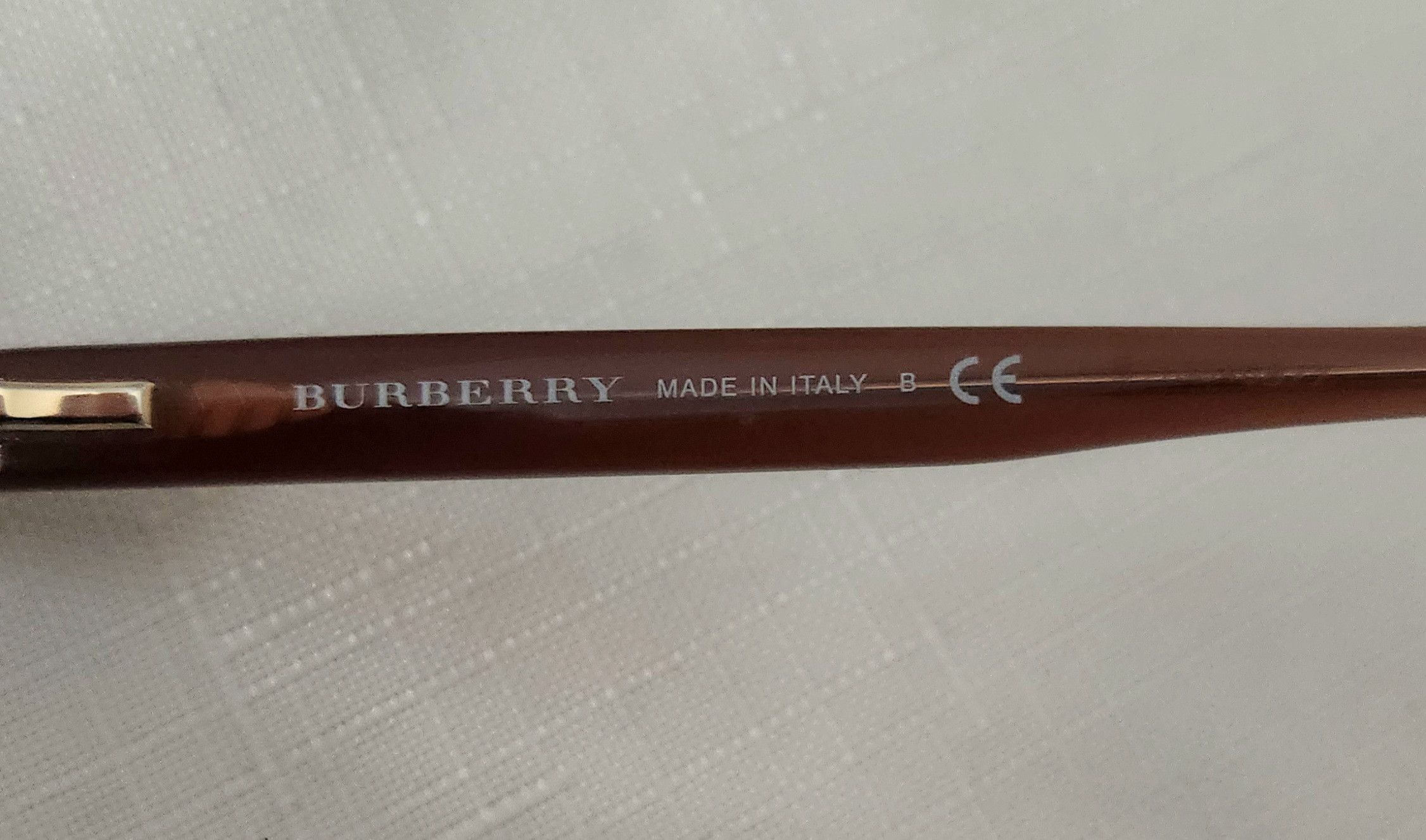 Burberry × Designer Burberry B2201 Italy Made 3648 Eyeglasses 52-17 140 Brown Size ONE SIZE - 9 Thumbnail