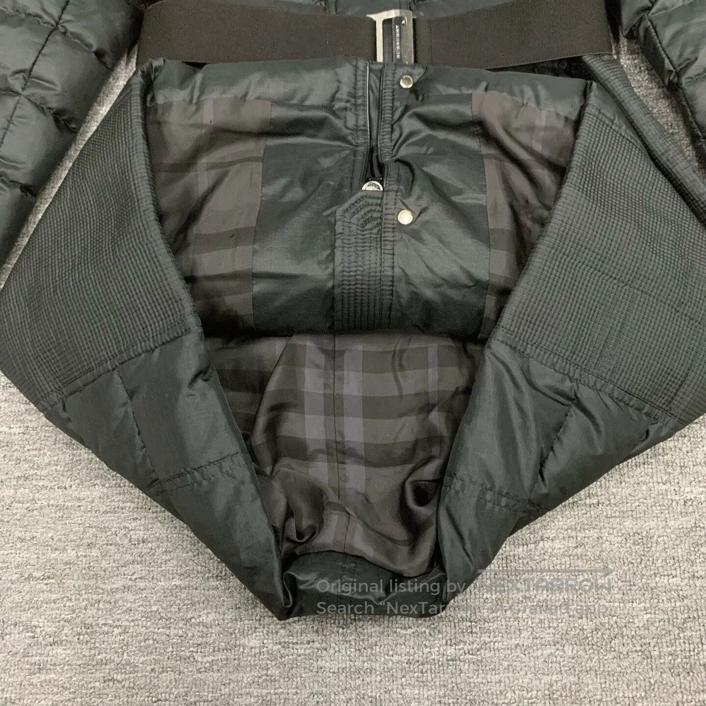 Burberry Burberry Black Long Sleeve Down Coat. Size L / US 10 / IT 46 - 8 Thumbnail