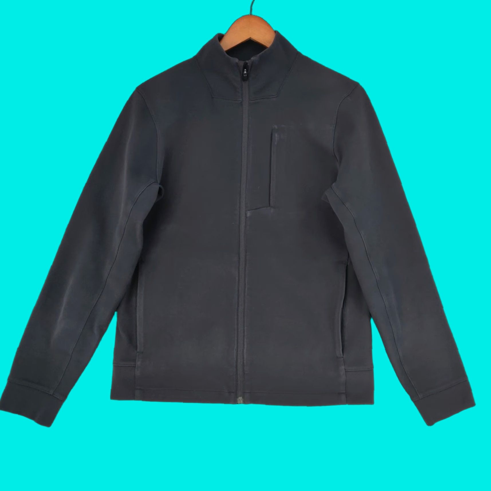 Lululemon Lululemon Sojourn Jacket Mens Small Black Full Zip Pockets Performance Size US S / EU 44-46 / 1 - 1 Thumbnail