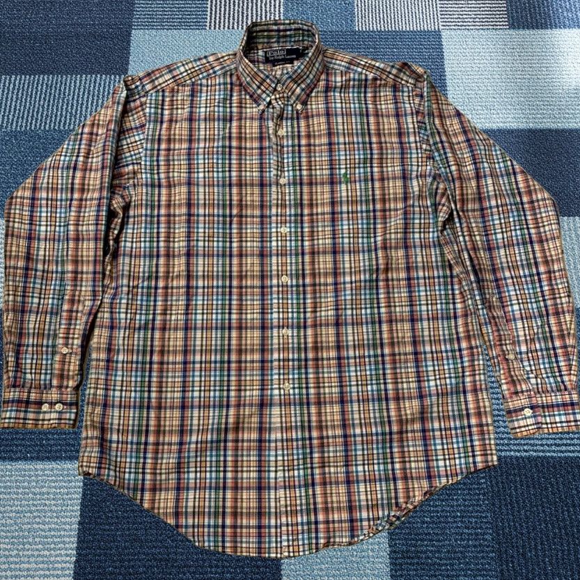Polo Ralph Lauren Polo Ralph Lauren Men's Large 16-40/42 Button-Up Shirt Plaid Classic Fit Long Sleeve Shirt Size US L / EU 52-54 / 3 - 1 Thumbnail
