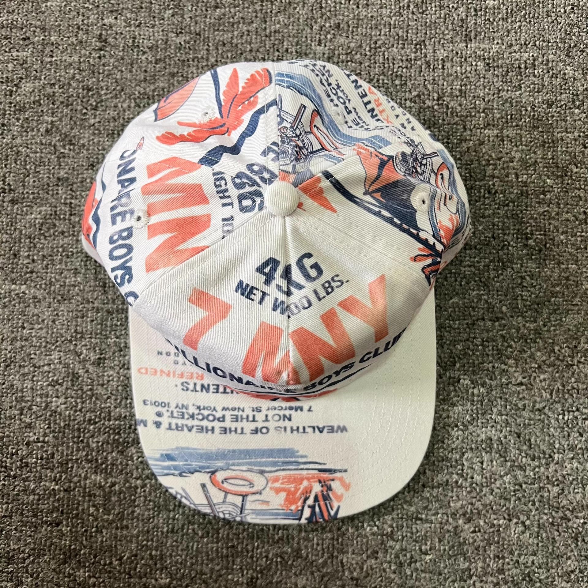 Billionaire Boys Club BBCPrint Vintage Logo Beach Theme Flat Brim Baseball Cap。Q7 Size ONE SIZE - 2 Thumbnail