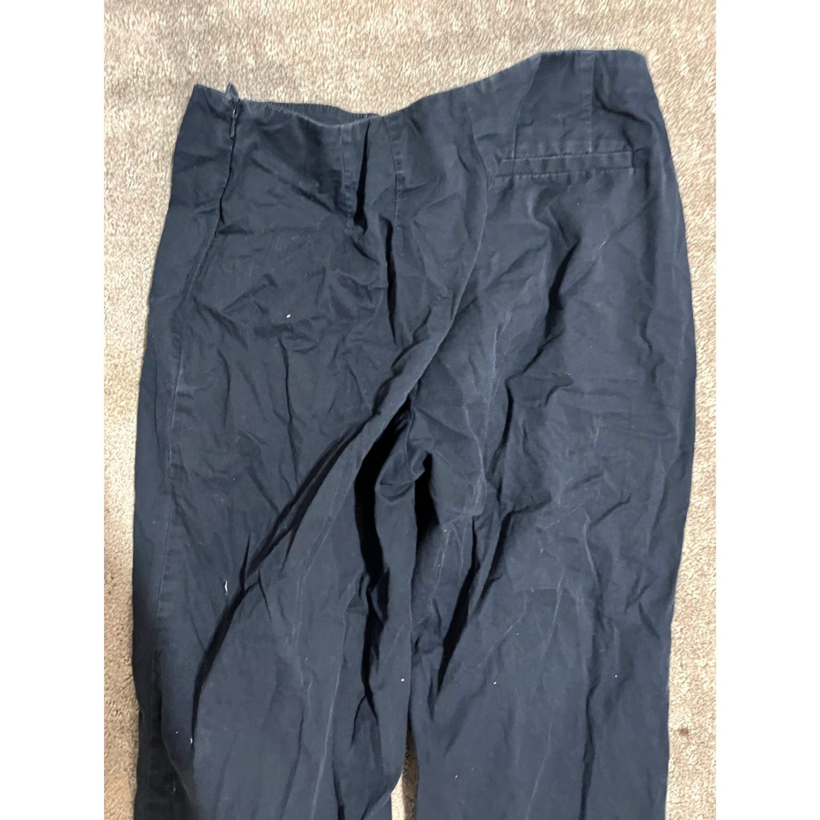 Talbots Talbots Pants Womens 6 Navy Blue perfect crop khaki Size 28" / US 6 / IT 42 - 4 Thumbnail