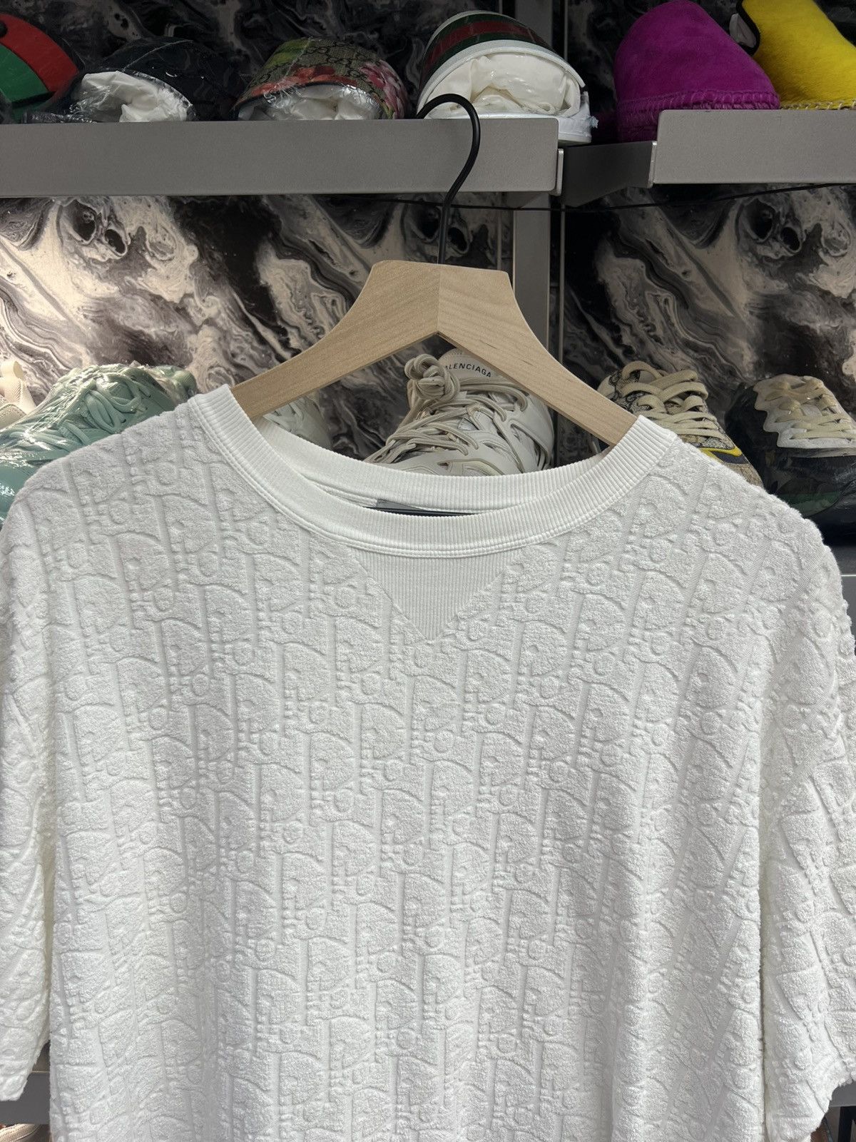 Dior Dior Oblique Terry Cotton T-Shirt Size US XL / EU 56 / 4 - 3 Thumbnail
