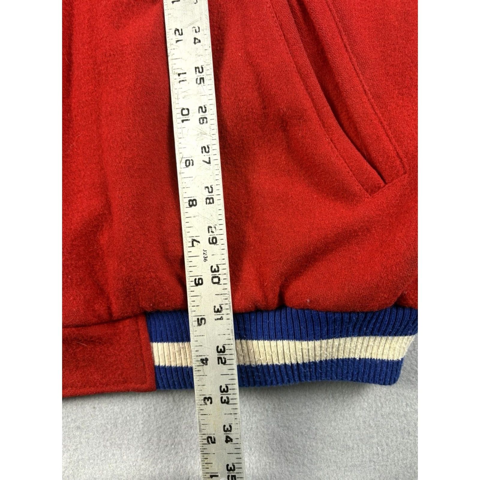 Vintage VINTAGE Phillies Stars Jacket Mens 2XL Wool Bomber Jacket Baseball NLBM 90s Size US XXL / EU 58 / 5 - 8 Thumbnail