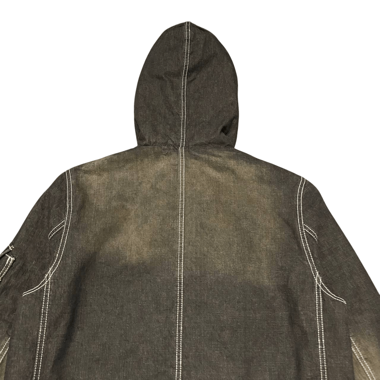 14th Addiction Vintage Blue 5 Fur Hooded Jacket ifsixwasnine lgb style Size US M / EU 48-50 / 2 - 12 Thumbnail