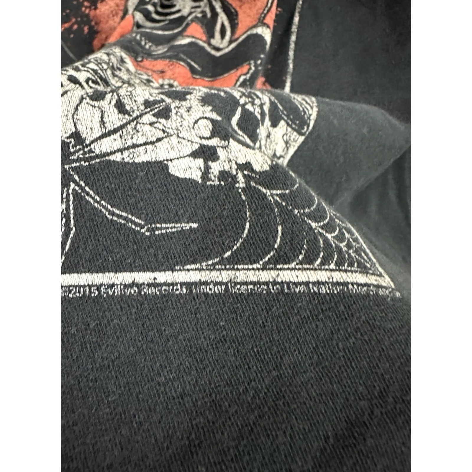Vintage Misfits Thrashed Distressed Band Black T-Shirt XL Mens Short Sleeve Size XL T-Shirt Size US XL / EU 56 / 4 - 3 Thumbnail