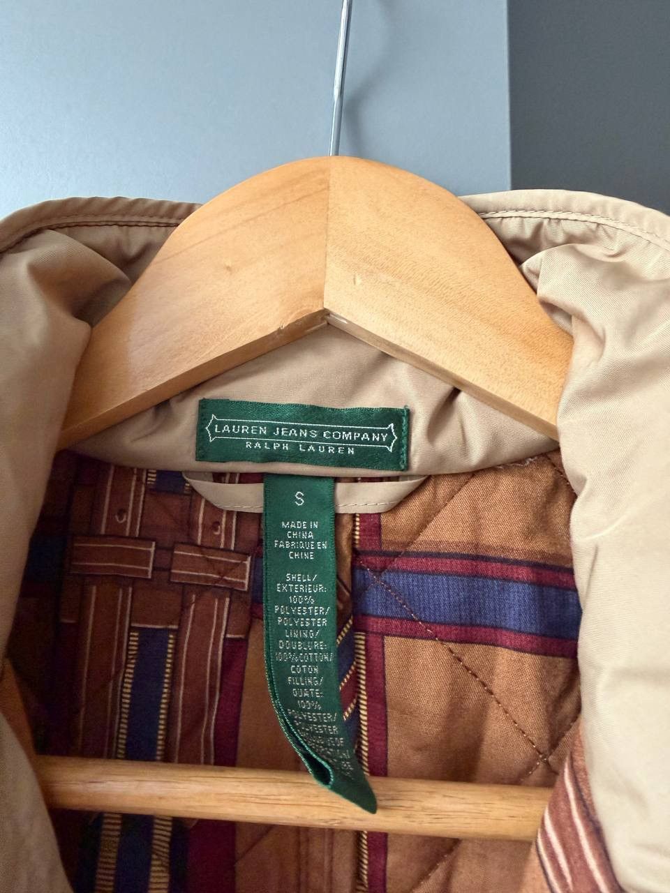 Polo Ralph Lauren Vintage Ralph Lauren Beige Quilted Jacket Size S / US 4 / IT 40 - 3 Thumbnail