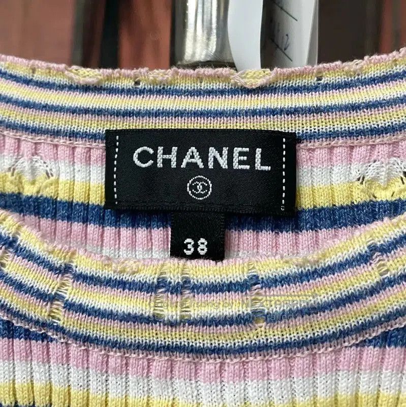 Chanel Chanel Summer Striped Women's Tank Top . Size XXS / US 00 / IT 34 - 6 Thumbnail