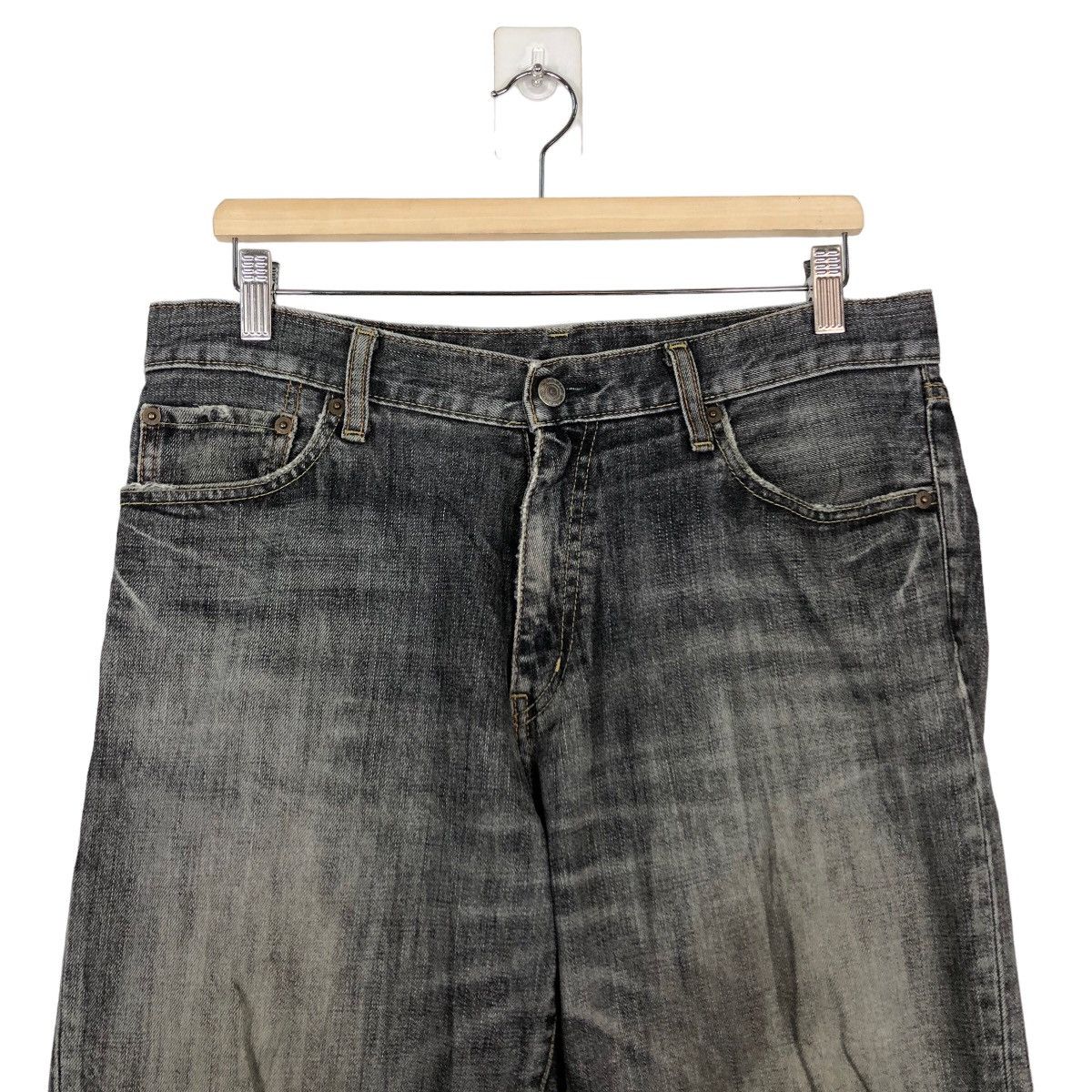 Japanese Brand 🔥90’s Vintage Denim Jeans Uniqlo Japan S-002 Issey Miyake Size US 34 / EU 50 - 3 Thumbnail