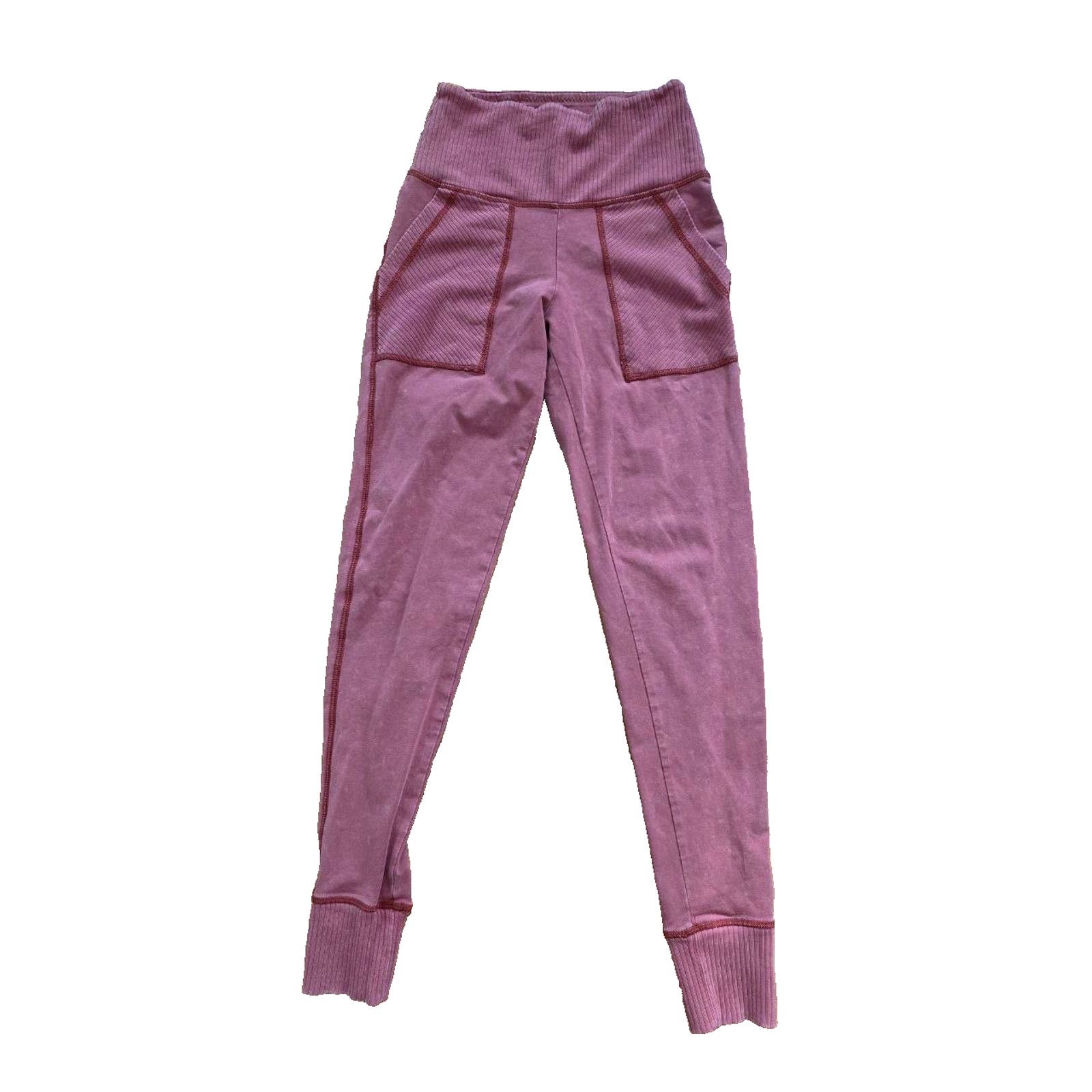 Aries Aerie Women high waisted leggings sport Pink Size XS A001050 Size 22" - 1 Thumbnail