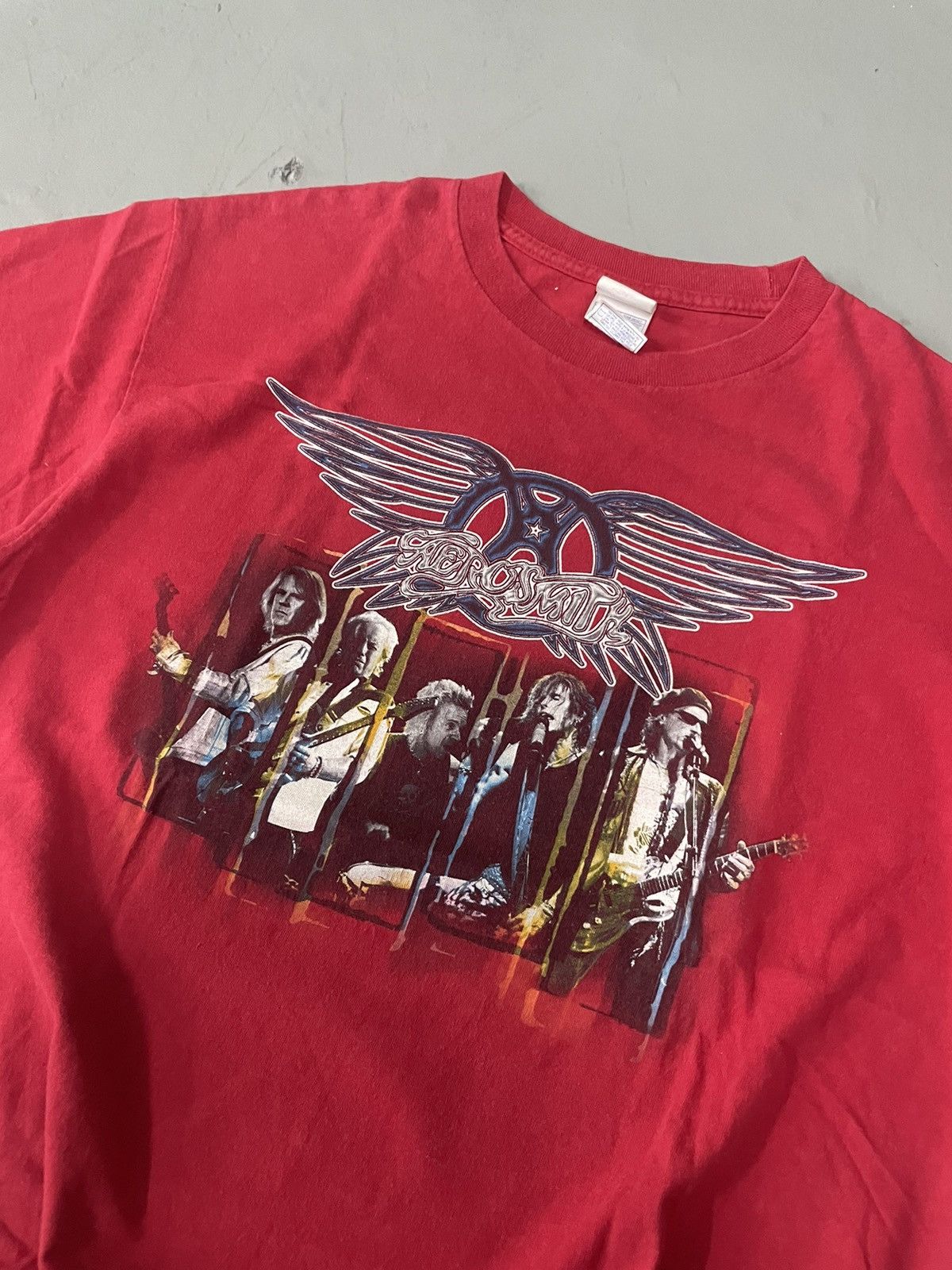 Band Tees Vintage Y2k Aerosmith Rockin The Joint Tour Size US L / EU 52-54 / 3 - 2 Thumbnail
