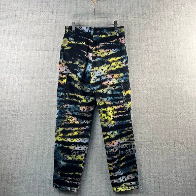 Louis Vuitton Louis Vuitton FW21 Colorful Laser Prestige Denim Casual Ov Size US 28 / EU 44 - 3 Thumbnail