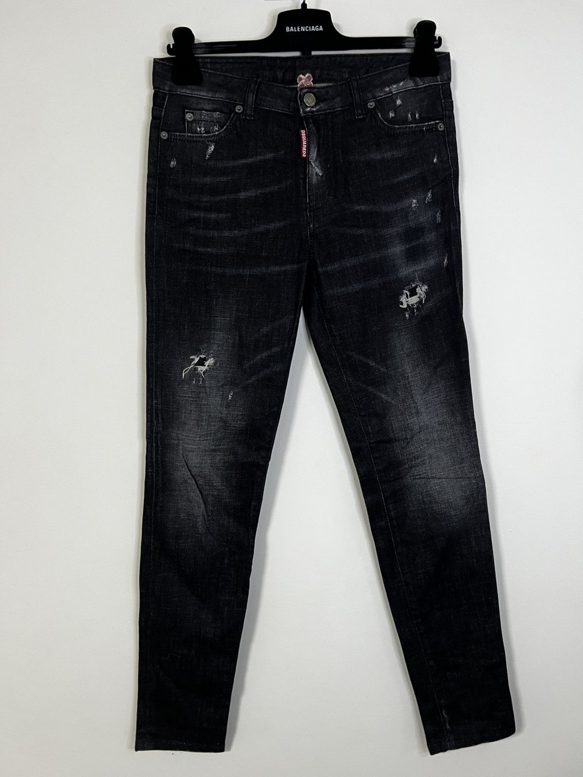 Dsquared2 Dsquared2 womens black jeans denim s Size 27" / US 4 / IT 40 - 1 Thumbnail