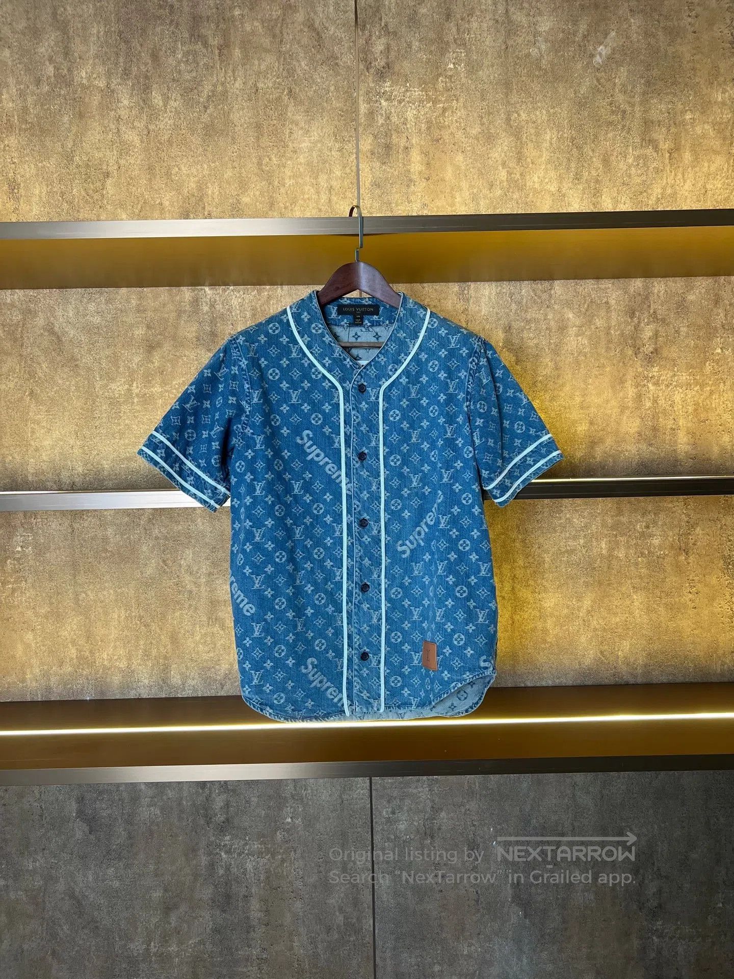 Louis Vuitton Louis Vuitton Blue Baseball Jacket| Size US XS / EU 42 / 0 - 1 Thumbnail