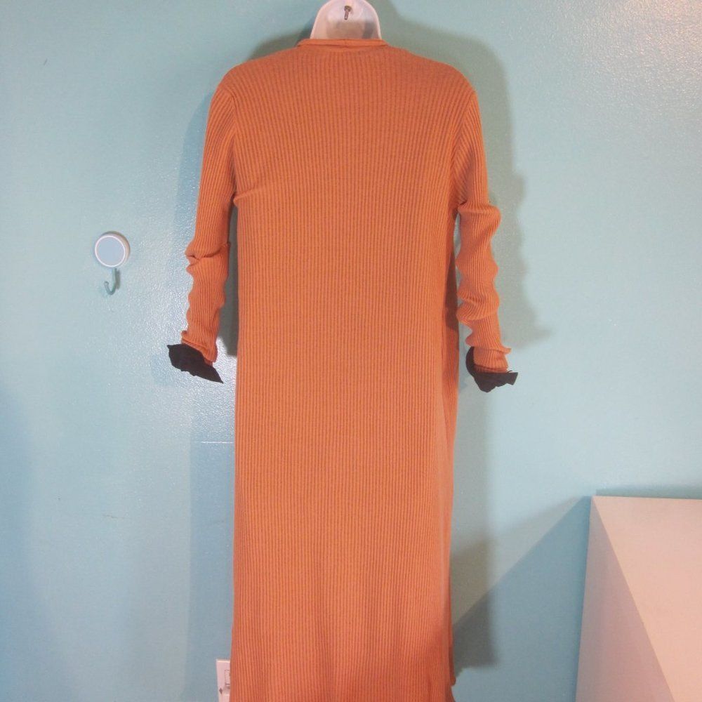 Eileen Fisher Eileen Fisher Women Size S Ribbed Long Lightweight Knit Cardigan Sweater / Top Size S / US 4 / IT 40 - 9 Thumbnail