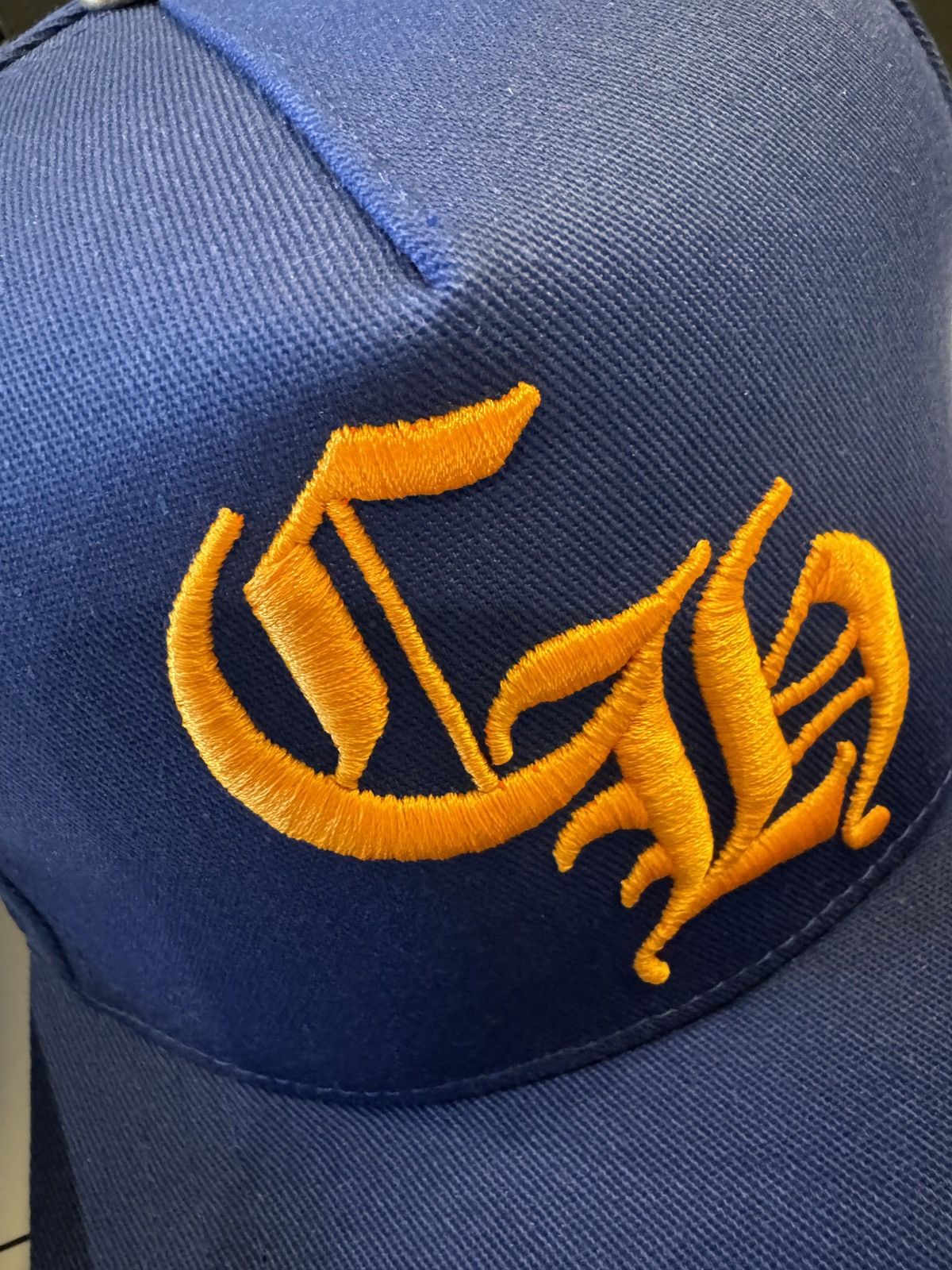 Chrome Hearts Chrome hearts hat ch baseball 5 panel blue gold Size ONE SIZE - 3 Thumbnail