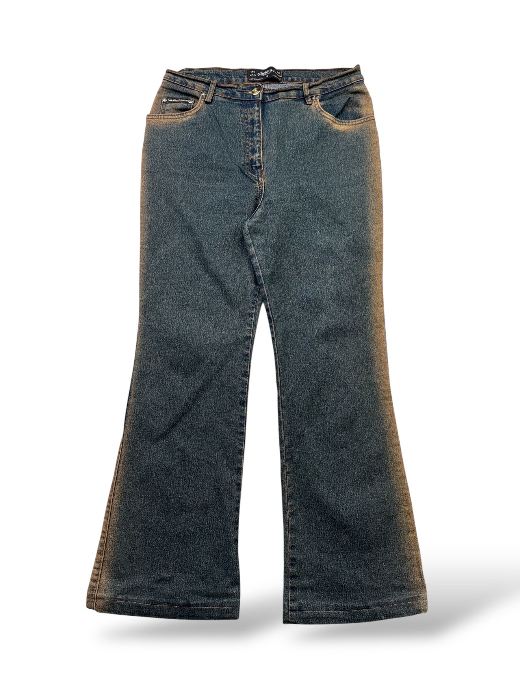 Japanese Brand Vintage Flare Jeans W458(V9) Size US 30 / EU 46 - 1 Thumbnail