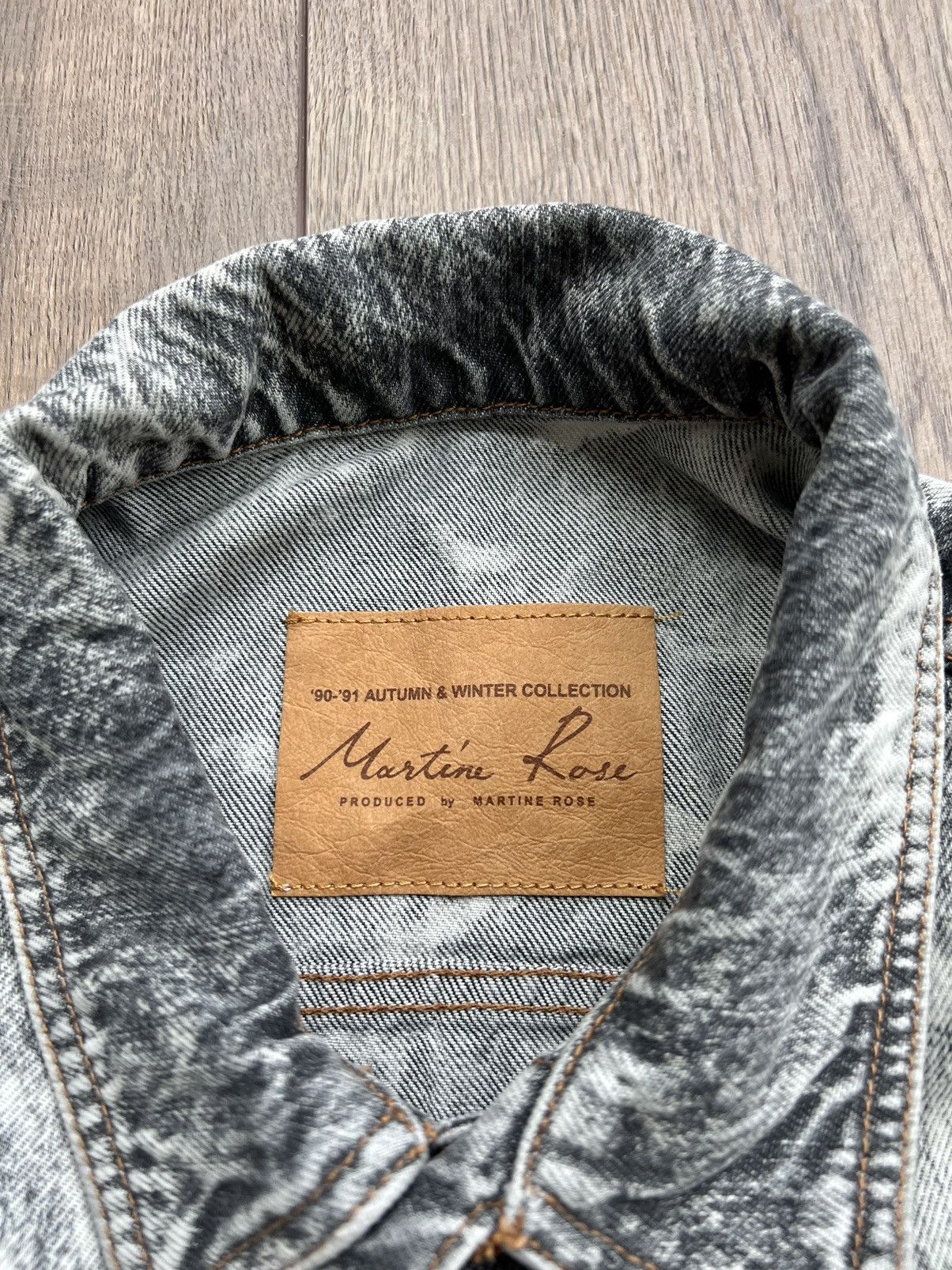 Martine Rose *UNRELEASED SAMPLE* Martine Rose Denim Trucker Jacket Size US XS / EU 42 / 0 - 4 Thumbnail