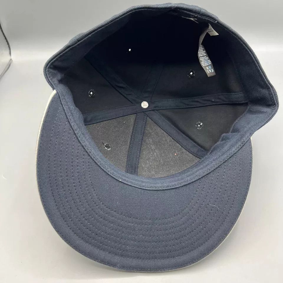 Jordan Brand Air Jordan Hat Men 7 Navy Cement Elephant Jumpman Fitted Cap Size ONE SIZE - 4 Thumbnail