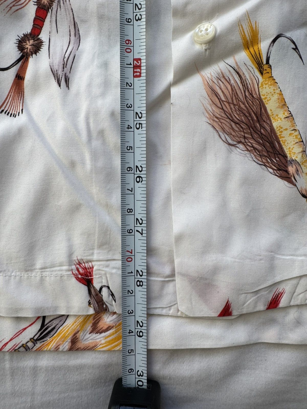 L.L. Bean Vtg LL Bean Fly Fishing Shirt Camp Collar Button Up White Sm Size US S / EU 44-46 / 1 - 8 Thumbnail