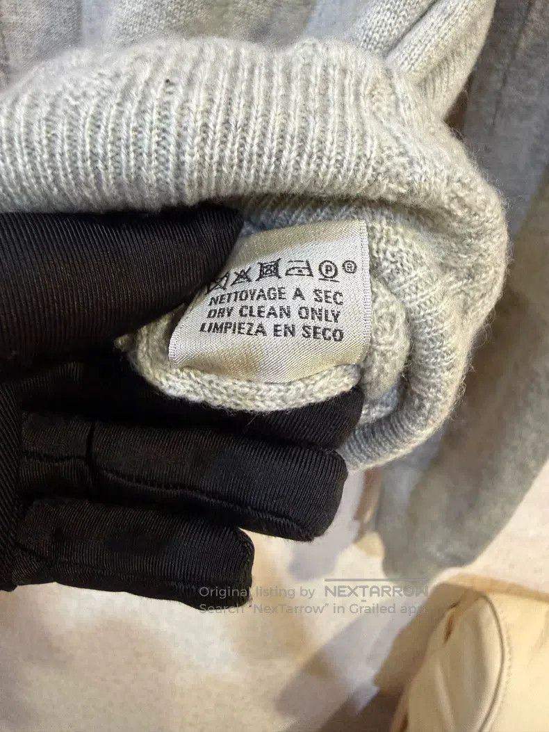 Hermes Hermes Gray cashmere knitted sweater Size L / US 10 / IT 46 - 5 Thumbnail