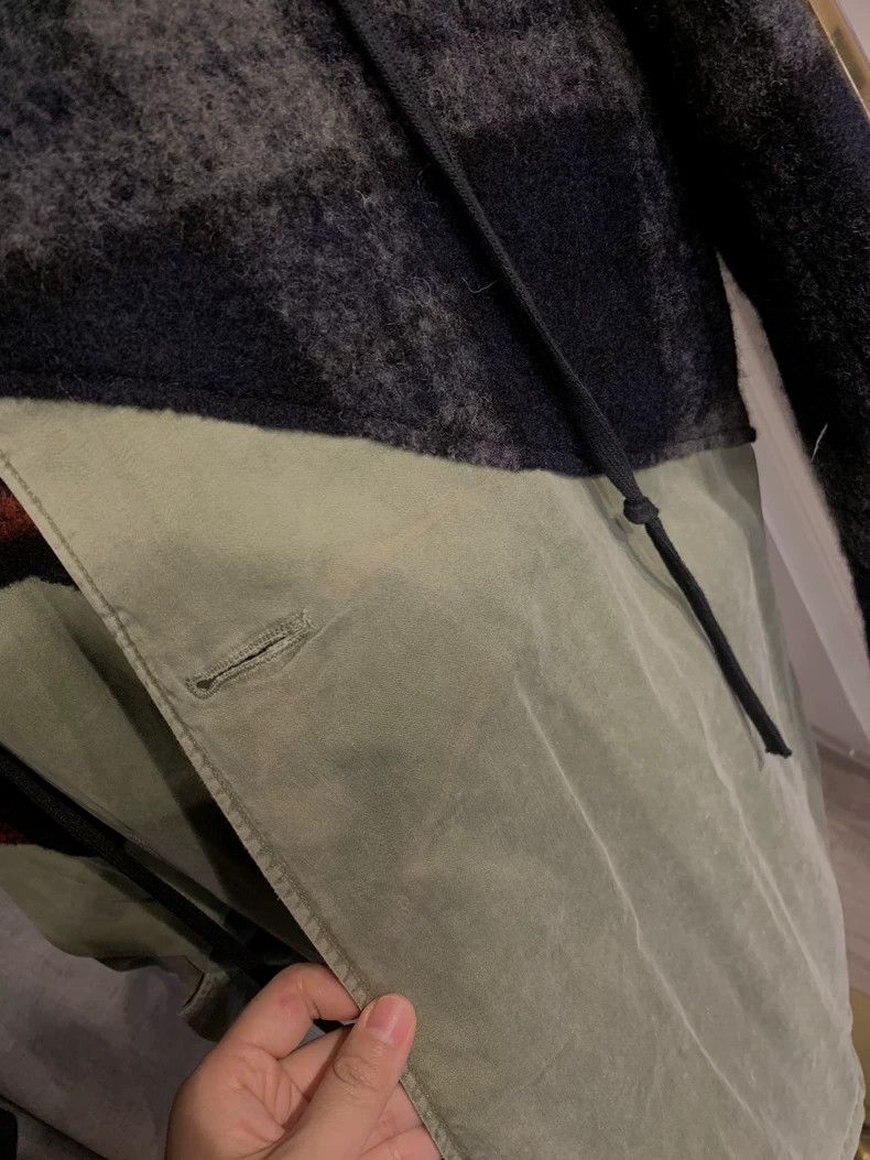Greg Lauren Greg Lauren size2 Red and black cashmere blended patchwork Size US M / EU 48-50 / 2 - 6 Thumbnail
