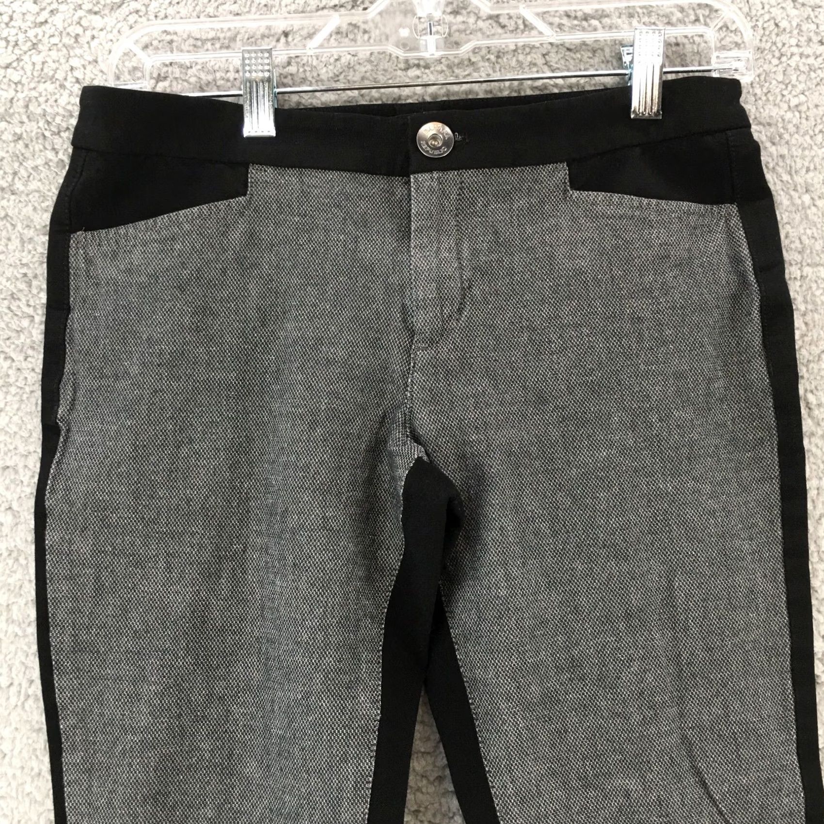 Banana Republic Banana Republic Sloan Skinny Leg Cropped Pants Womens 2S Black Low Rise Pockets Size 28" / US 6 / IT 42 - 2 Thumbnail