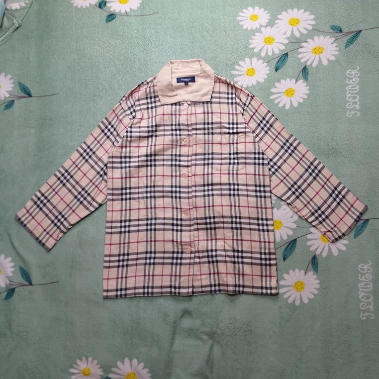 Burberry × Vintage Vintage Burberry London Nova Check Shirt Size US M / EU 48-50 / 2 - 1 Thumbnail