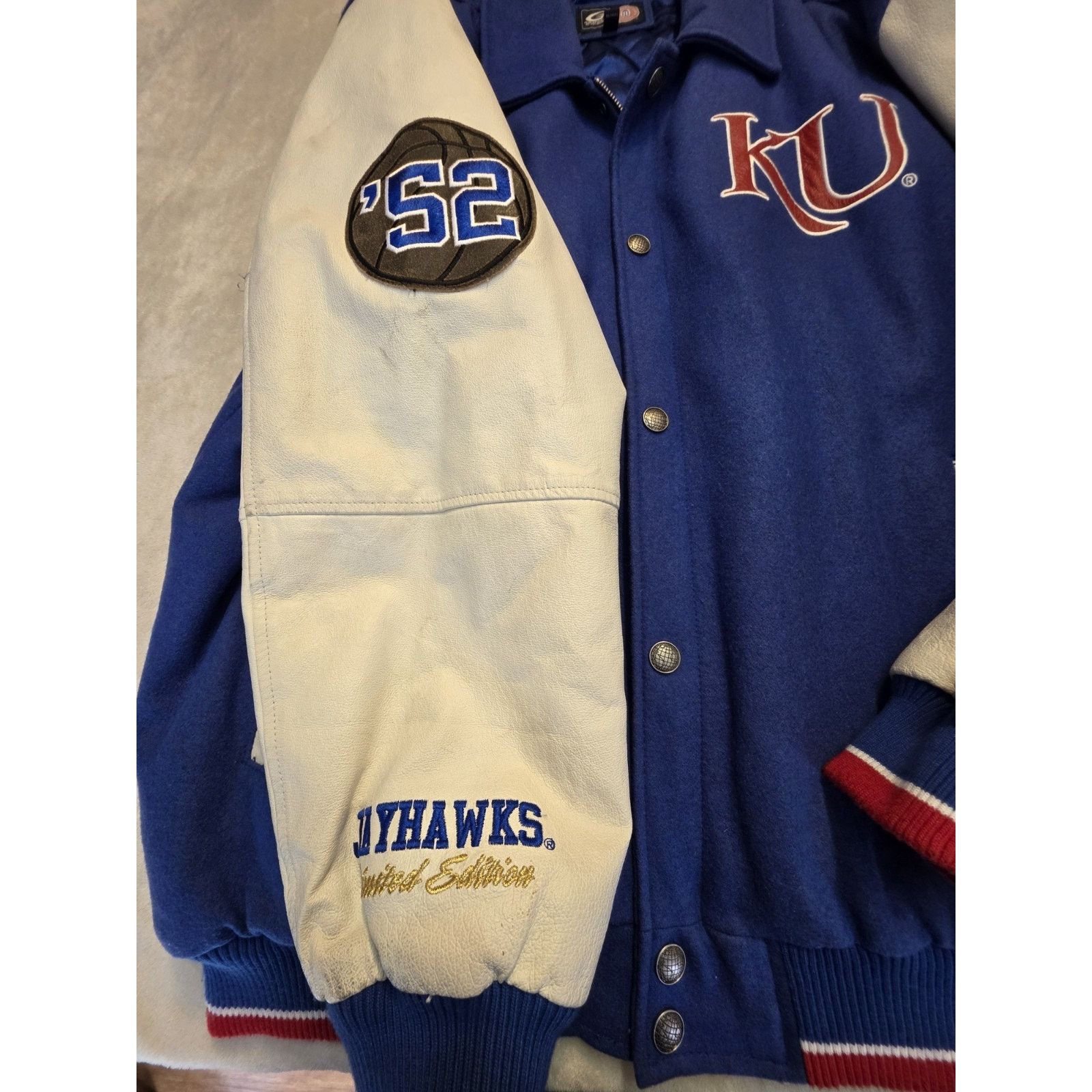 Other rare vintage Kansas University KU Jayhawks National Champs Size US XXL / EU 58 / 5 - 7 Thumbnail