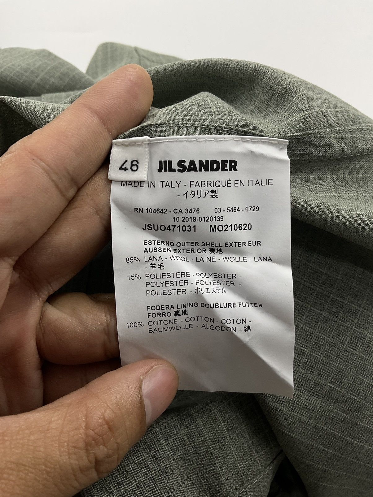 Jil Sander Jil Sander S/S'19 Parka Coat Size US XL / EU 56 / 4 - 13 Thumbnail