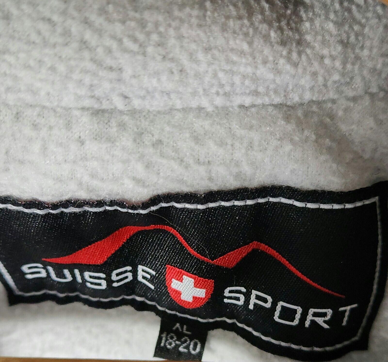 Designer SUISSE SPORT Blue & Gray Hooded Winter Jacket Fleece Liner Size ONE SIZE - 2 Thumbnail
