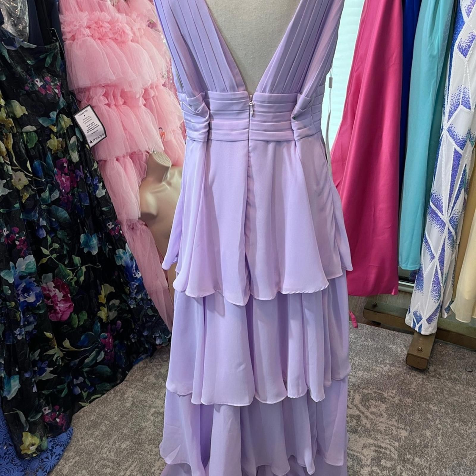 Other Chic Lilac Layered Prom Dress Size M / US 6-8 / IT 42-44 - 2 Thumbnail