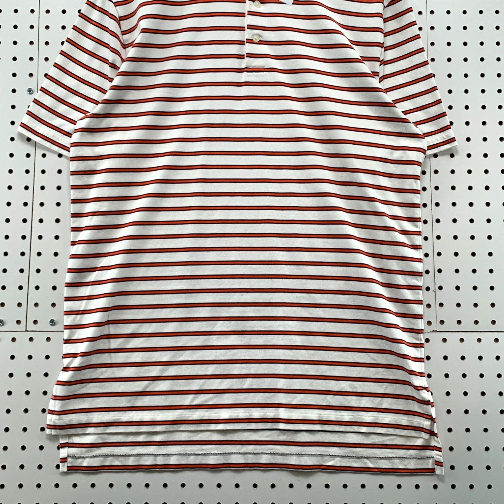 Polo Ralph Lauren Polo Ralph Lauren Performance Shirt Mens Medium White Orange Stripe Polo Shirt Mens Medium White Orange Stripe Size US M / EU 48-50 / 2 - 6 Thumbnail