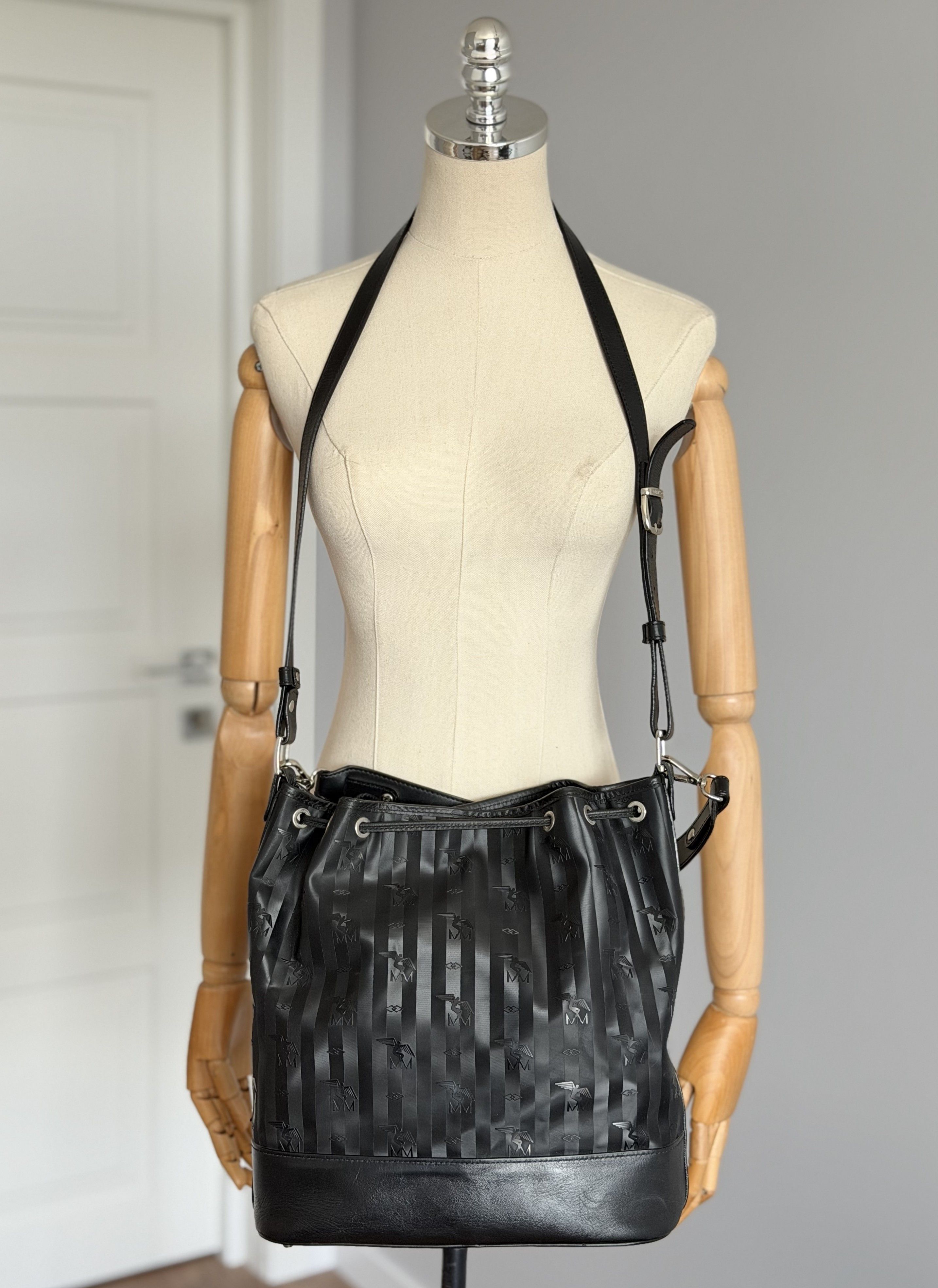 Maison Mollerus MAISON MOLLERUS Vinerus Sion Bucket Bag Canvas Luxury Brand Size ONE SIZE - 13 Thumbnail