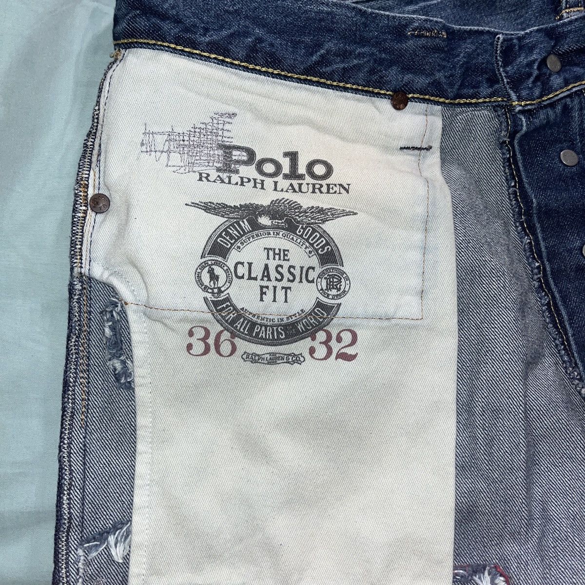 Polo Ralph Lauren Polo Ralph Lauren Classic Fit Bandana Distressed Jeans Size US 34 / EU 50 - 4 Thumbnail