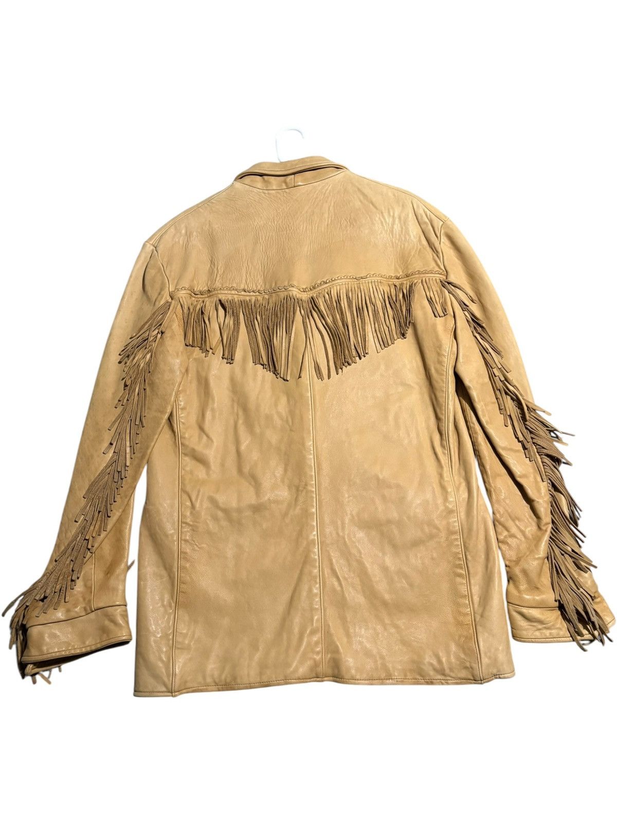 RRL Ralph Lauren RRL Ralph Lauren Fringe Duster Leather Jacket Western cowboy Size US M / EU 48-50 / 2 - 5 Thumbnail