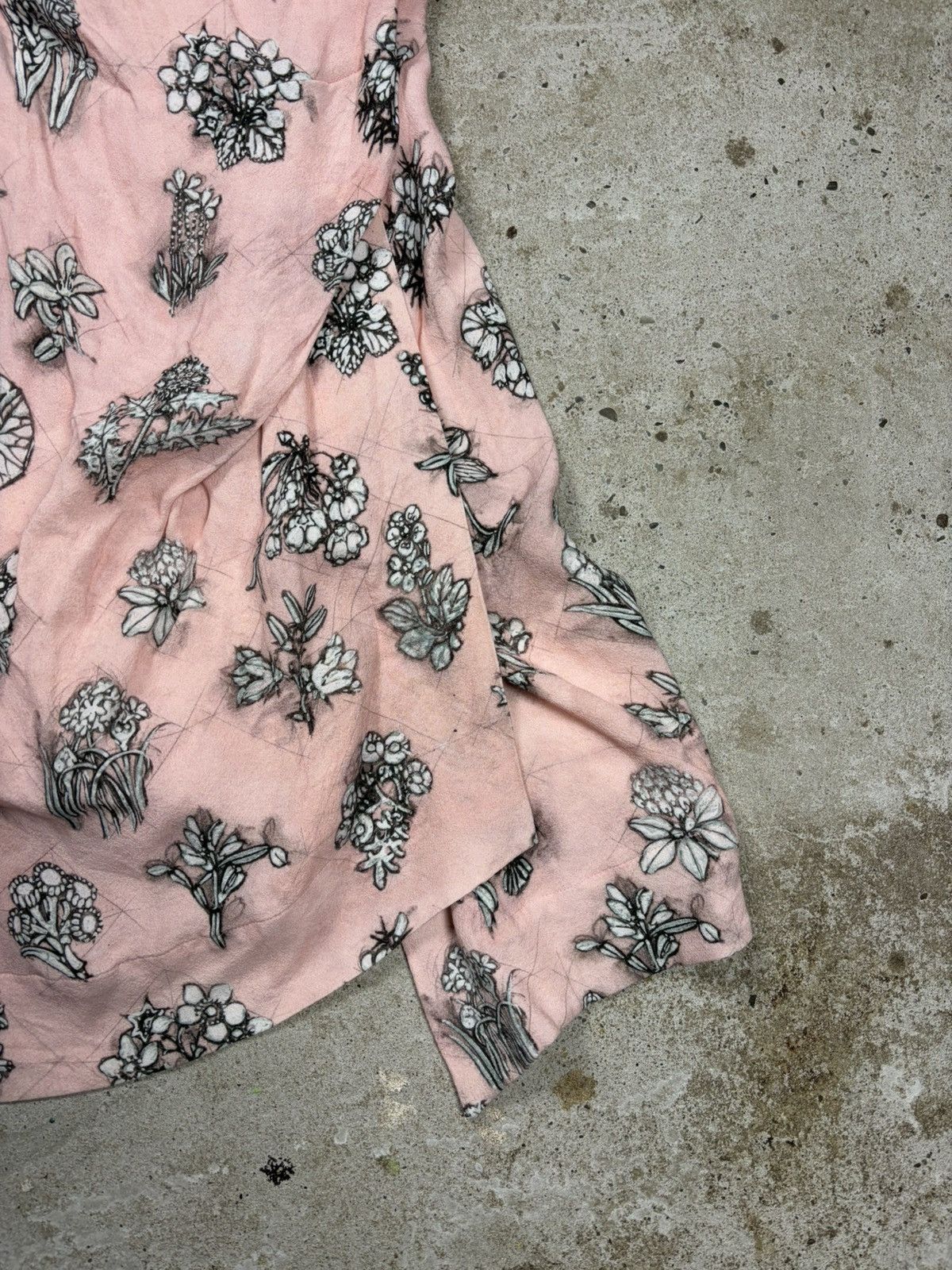 Vivienne Westwood Vivienne Westwood Red Label 2013 Pink Floral Print Dress Size M / US 6-8 / IT 42-44 - 4 Thumbnail