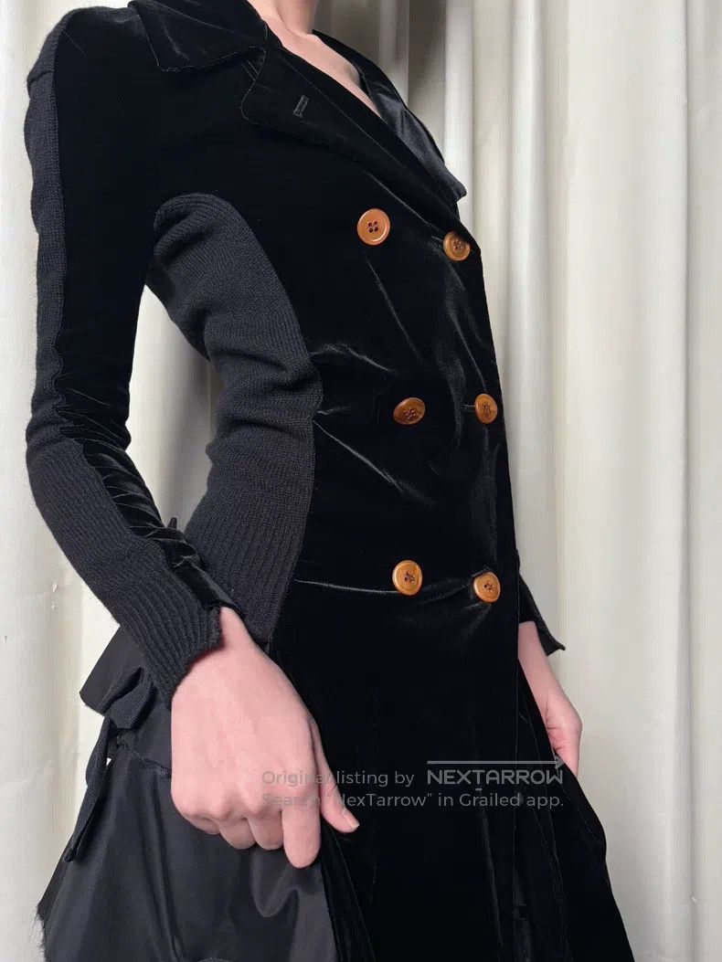 Comme des Garcons Comme Des Garcons Velvet Tailcoat Jacket Size S / US 4 / IT 40 - 1 Thumbnail