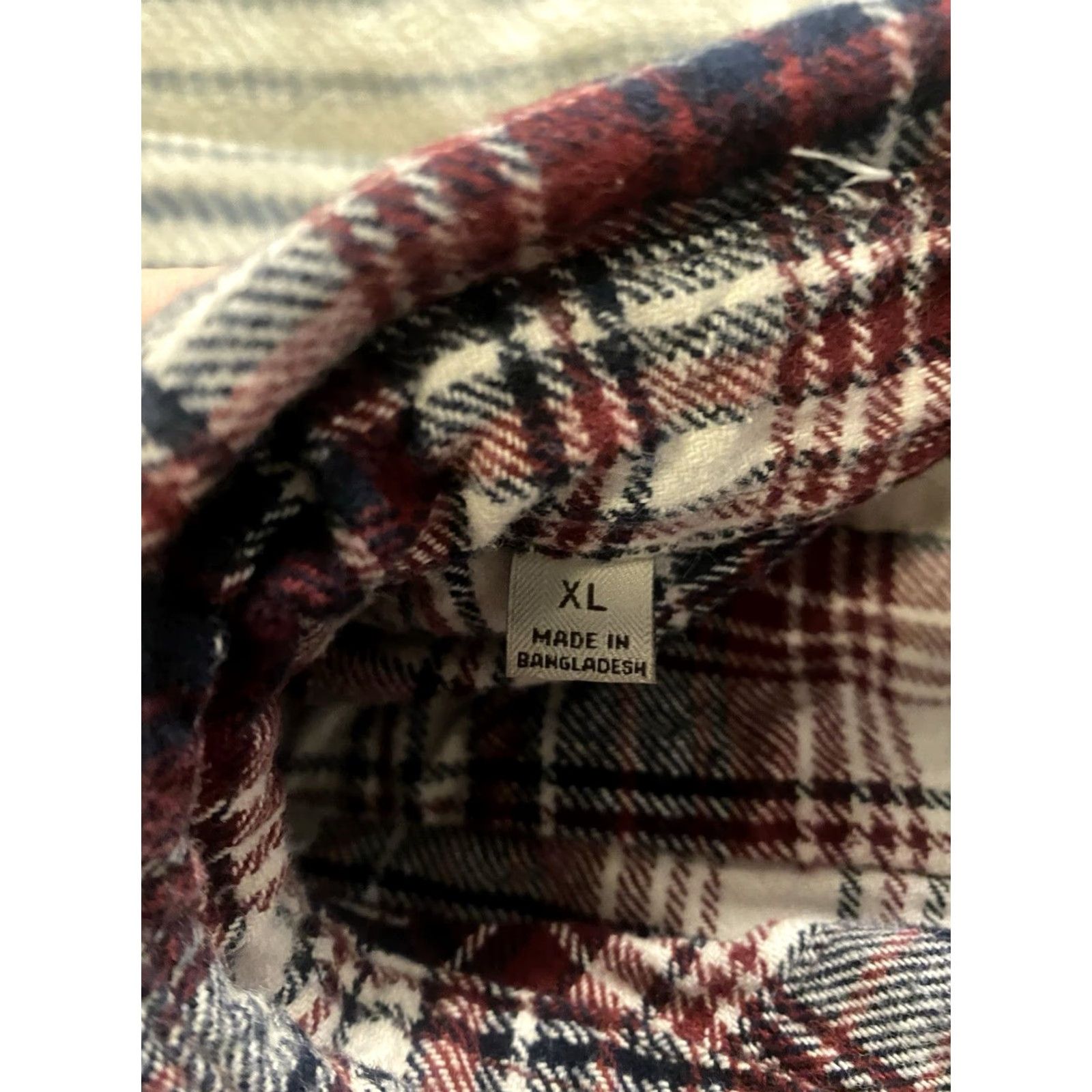 Vintage JACHS Heavyweight Flannel Shirt Red Plaid Button-Up XL Men’s Long Sleeve Casual Workwear Pocket Regular Fit Size US XL / EU 56 / 4 - 4 Thumbnail