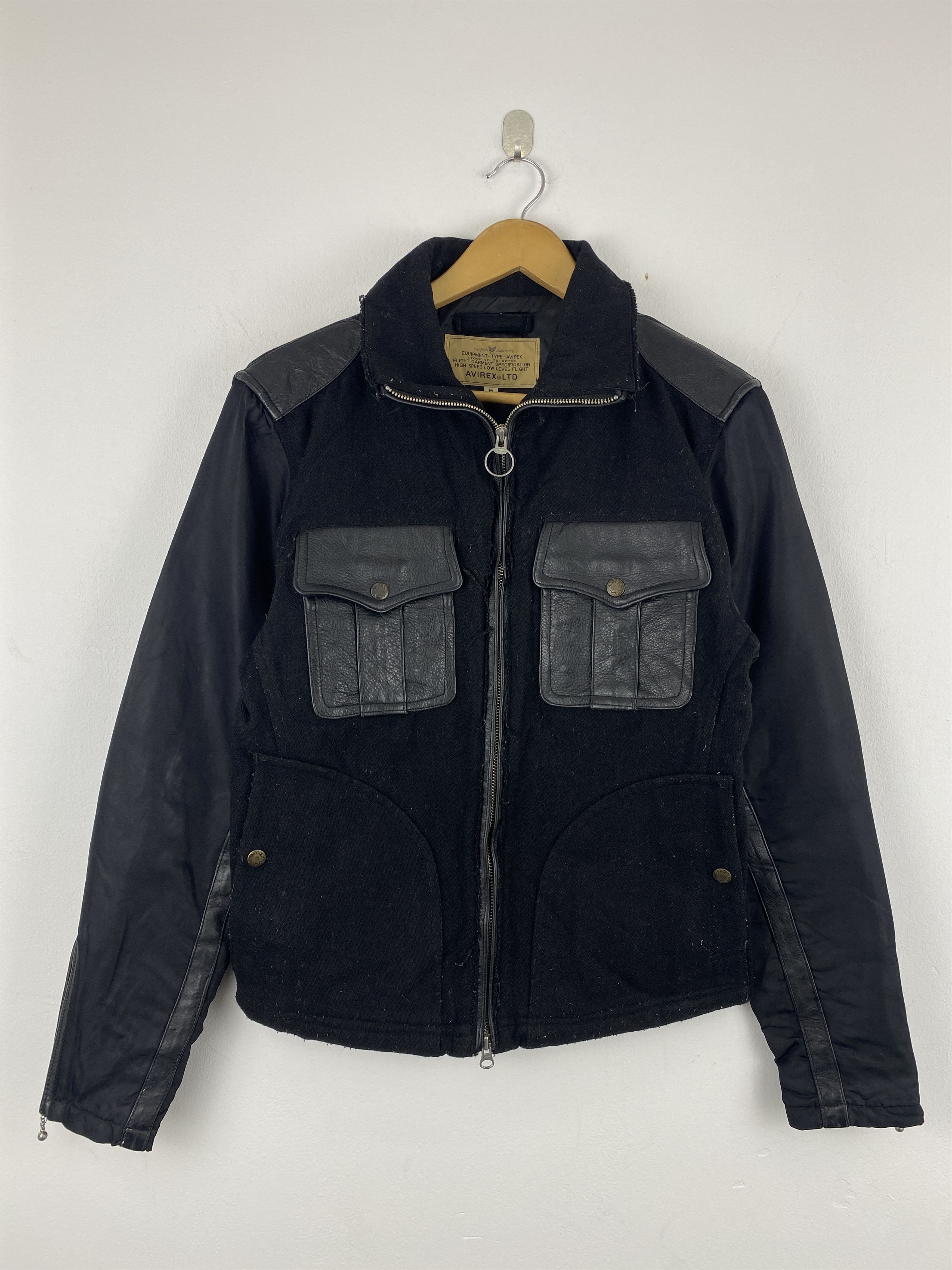 Avirex × Freewheelers × Vintage Vintage Avirex Flying Leather Pocket Jacket J1987 Size US M / EU 48-50 / 2 - 1 Thumbnail