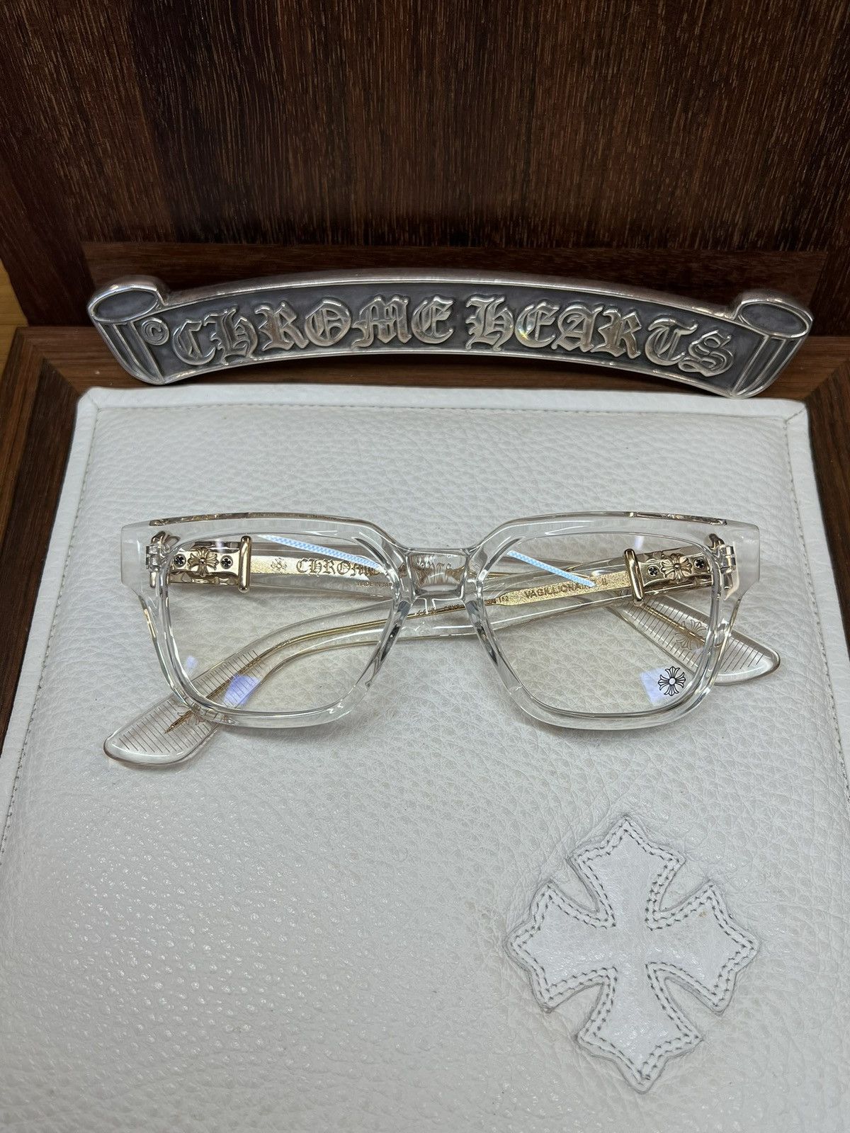 Chrome Hearts Chrome Hearts Vagillionaire II Glasses Size ONE SIZE - 2 Thumbnail