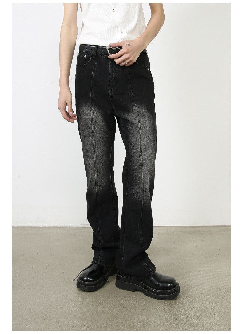 Japanese Brand × Jean Japanese retro men's casual mid-waist denim trousers Size US 32 / EU 48 - 2 Thumbnail